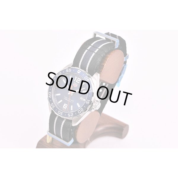 タグホイヤー　フォーミュラー１　ＷＡＺ１０１０　青文字盤　サイド