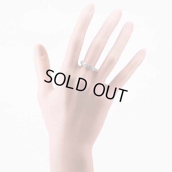 PT900/K18PG ダイアイリリング 0.50ct 3.10g　装着イメージ