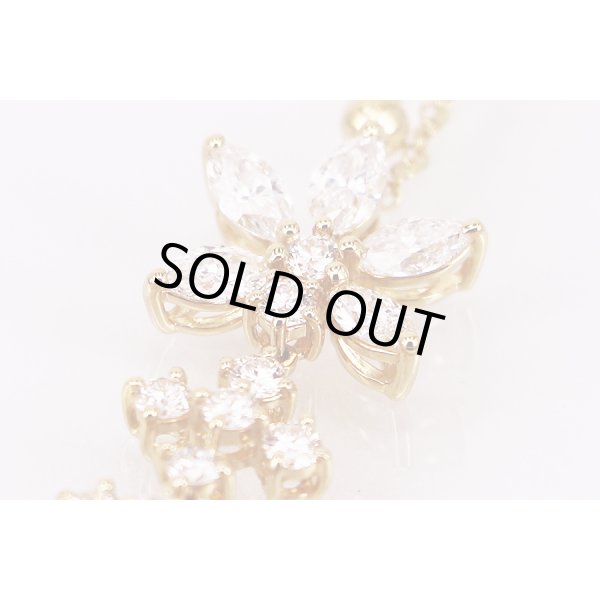 K18 ダイアイリペンダントネックレス 1.18ct 4.70g　拡大