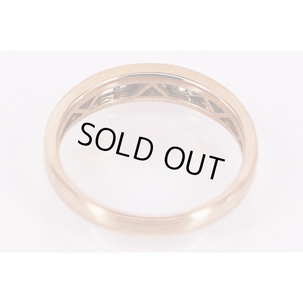 PT900/K18PG ダイアイリリング 0.50ct 3.10g　内側