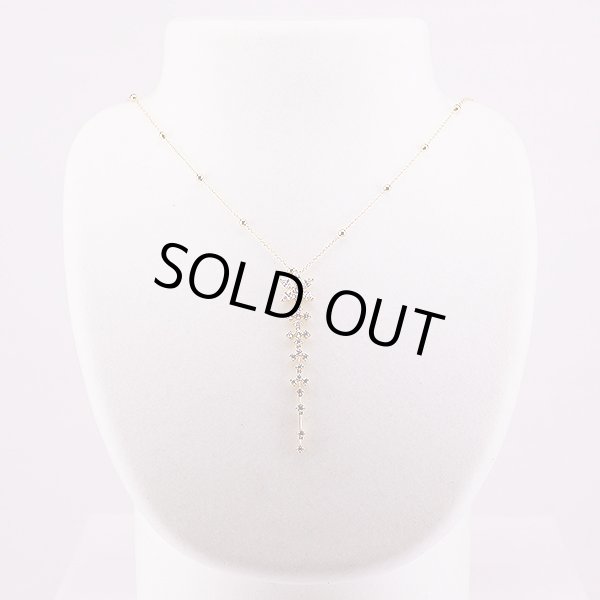 K18 ダイアイリペンダントネックレス 1.18ct 4.70g　装着イメージ