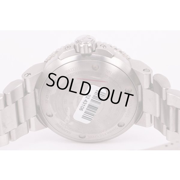 オリス　アクイス　デプスゲージ　６７６５　黒文字盤　裏面拡大