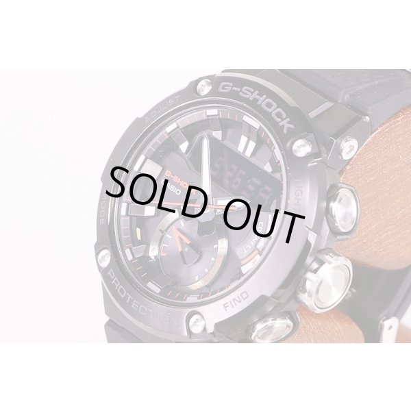 カシオ　Ｇショック　ＧＳＴ－Ｂ２００Ｂ　５６０８　黒文字盤　サイド拡大