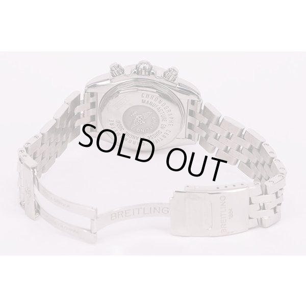 ブライトリング　クロノマットエボリューション　Ａ１３３５６　黒文字盤　銀インダイアル　ブレス