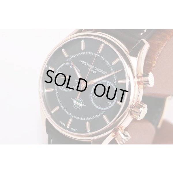 フレデリックコンスタント　ヴィンテージラリー　ヒーリー　ＦＣ３９７ＨＤＧ５　緑文字盤　サイド拡大