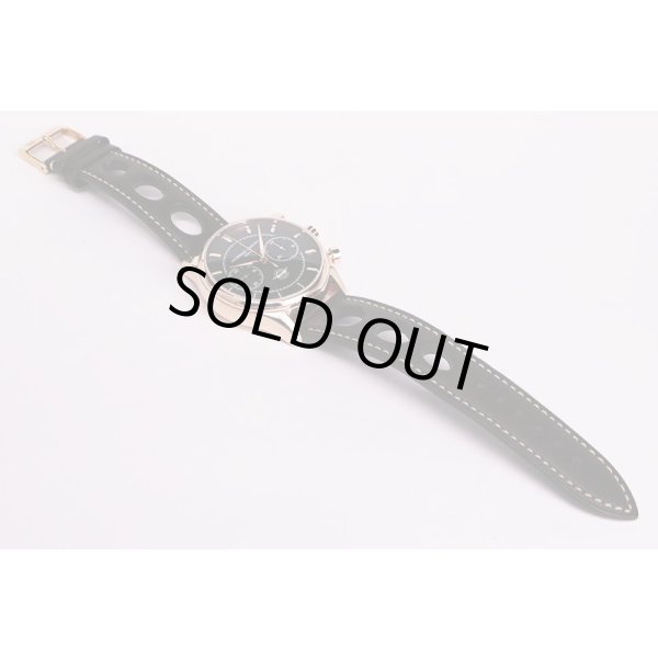 フレデリックコンスタント　ヴィンテージラリー　ヒーリー　ＦＣ３９７ＨＤＧ５　緑文字盤　革ベルト状態表面