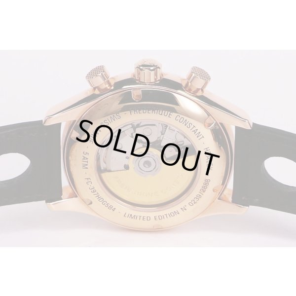 フレデリックコンスタント　ヴィンテージラリー　ヒーリー　ＦＣ３９７ＨＤＧ５　緑文字盤　裏面拡大