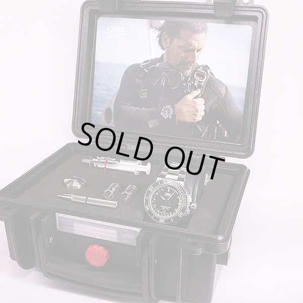 オリス　アクイス　デプスゲージ　６７６５　黒文字盤　箱