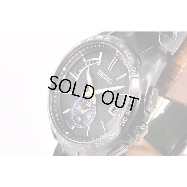 セイコー　ブライツ　ＳＡＧＡ２５７　電波ソーラー　黒文字盤　大谷翔平限定　サイド拡大