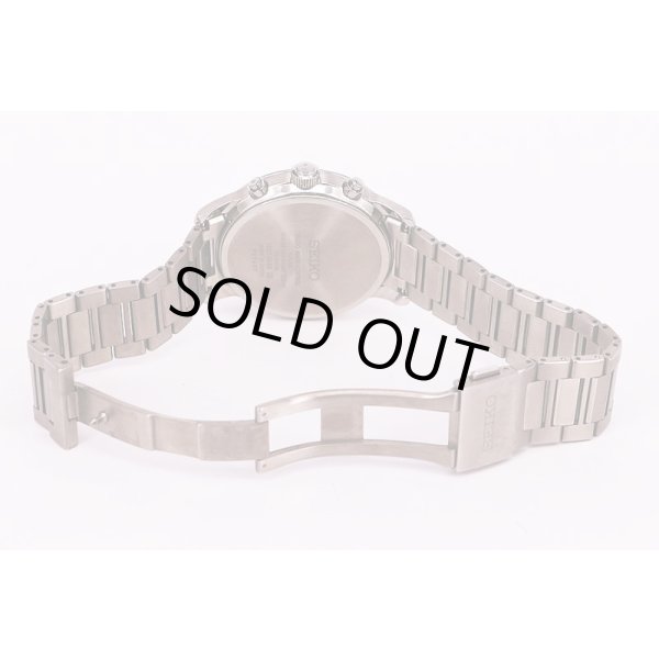 セイコー　ＳＡＧＺ０９７　電波ソーラー　７Ｂ２７－０ＡＥ０　黒文字盤　チタンブレス