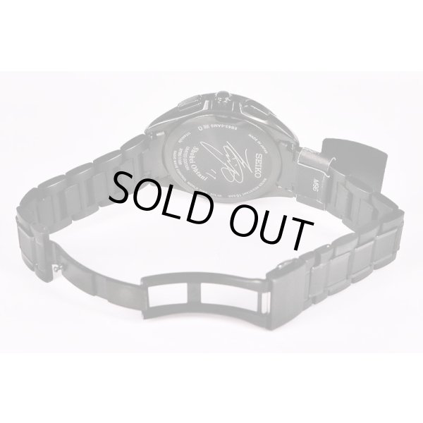 セイコー　ブライツ　ＳＡＧＡ２５７　電波ソーラー　黒文字盤　大谷翔平限定　チタンブレス