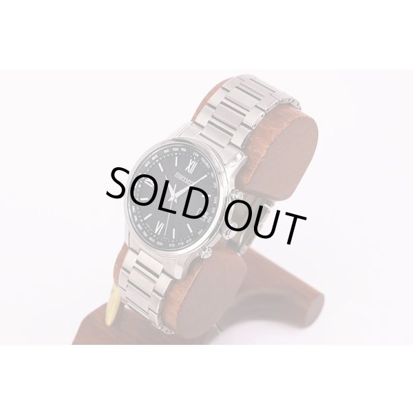 セイコー　ＳＡＧＺ０９７　電波ソーラー　７Ｂ２７－０ＡＥ０　黒文字盤　サイド