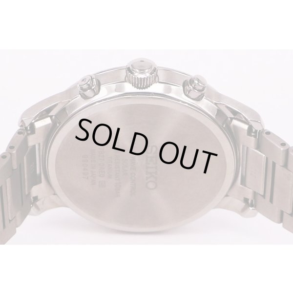 セイコー　ＳＡＧＺ０９７　電波ソーラー　７Ｂ２７－０ＡＥ０　黒文字盤　裏面拡大