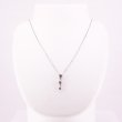 PT850/900 ダイアイリペンダントネックレス 0.70ct 0.50ct 6.60g　装着イメージ
