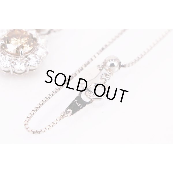 PT850/900 ダイアイリペンダントネックレス 2.160ct 1.50ct 8.30g　留め具拡大