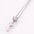 PT850/900 ダイアイリペンダントネックレス 0.70ct 0.50ct 6.60g