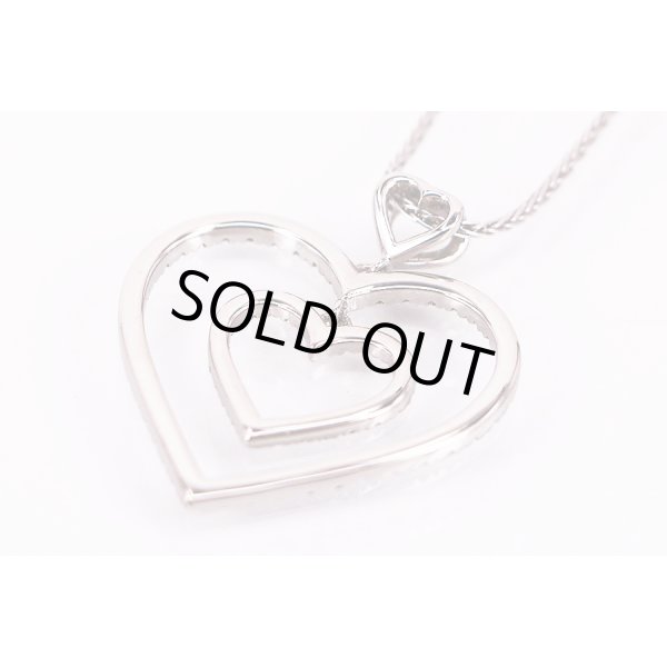 PT850/900 ダイアイリペンダントネックレス 0.61ct 12.00g　裏面