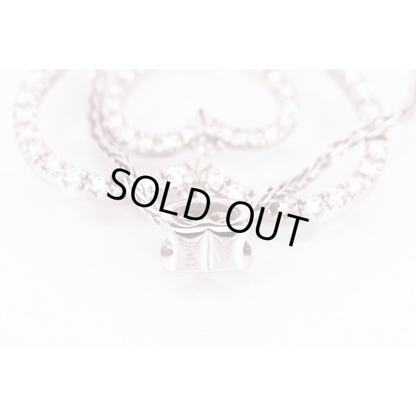 PT850/900 ダイアイリペンダントネックレス 0.61ct 12.00g　刻印