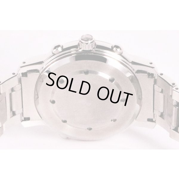 天賞堂　デュアルタイムアラーム　黒文字盤　裏面拡大