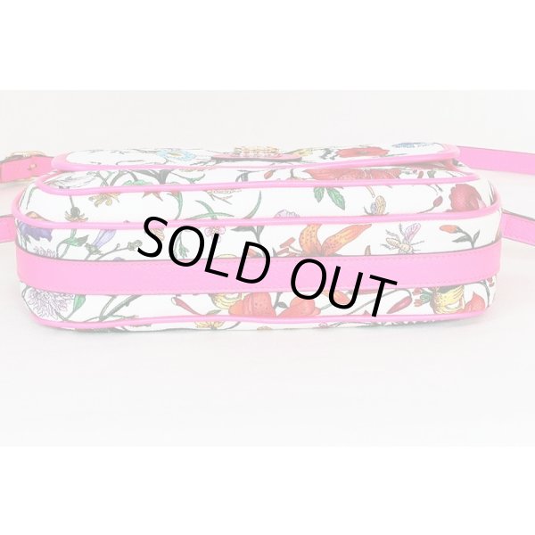 グッチ　フローラ ショルダーバック 550147 493492 ピンク　底