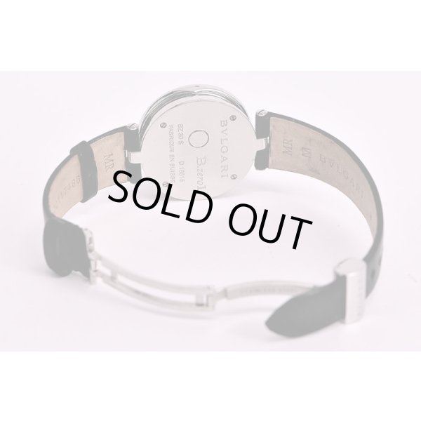 ブルガリ　B01　BZ30　黒銀ハート文字盤　裏面