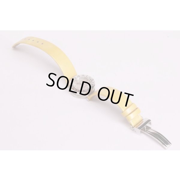 ブルガリ　B01　BZ22　黄シェル文字盤　全体革ベルト