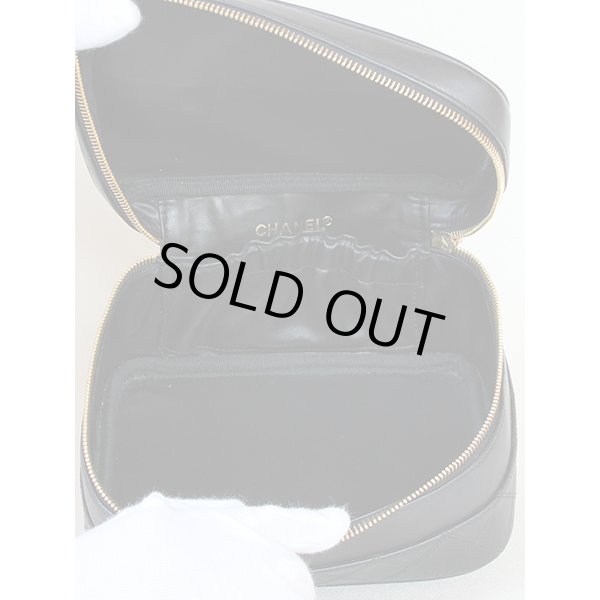 シャネル　ビコローレ バニティバック 横型 ブラック　中身