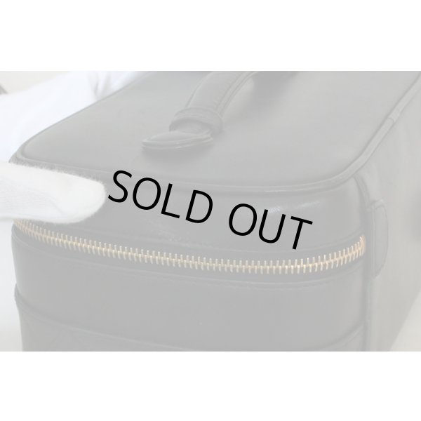 シャネル　ビコローレ バニティバック 横型 ブラック　スレ傷