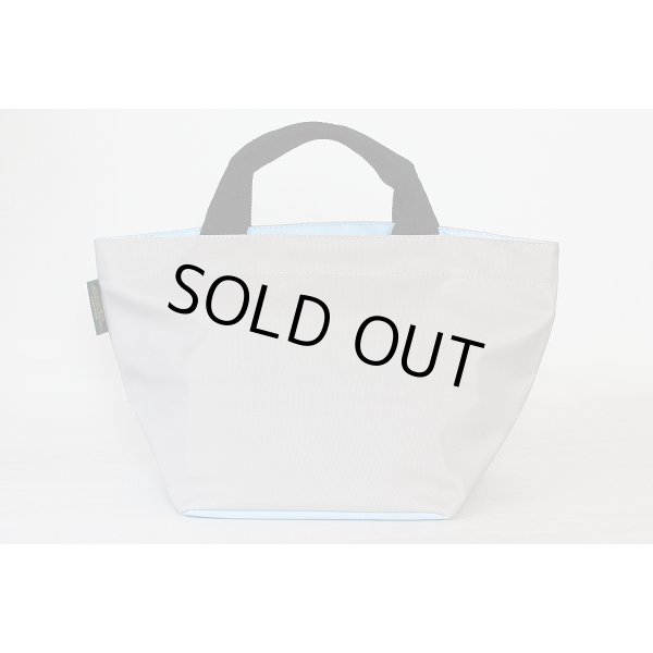 エルベシャプリエ　ナイロン舟型トートM 1027N　ナクル／ブルエ　裏面