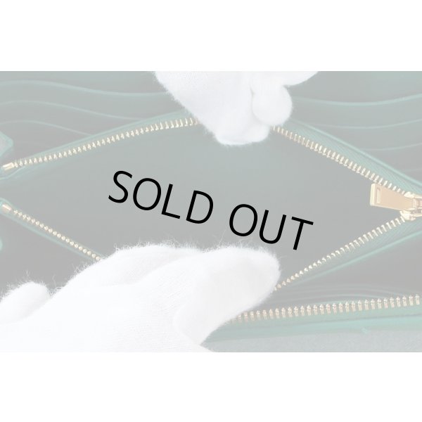 ボッテガヴェネタ　ジップアラウンドウォレット レーシンググリーン　小銭入れ