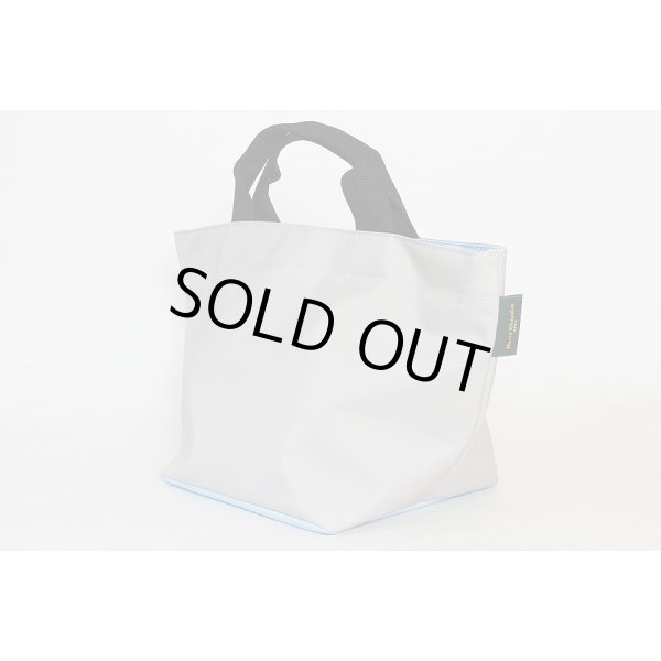 エルベシャプリエ　ナイロン舟型トートM 1027N　ナクル／ブルエ　サイド