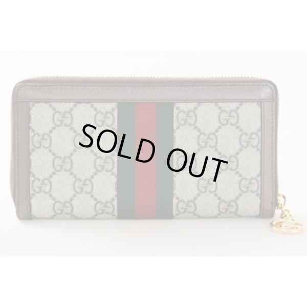 グッチ　GGジップアラウンドウォレット 523154・2184　ベージュ　裏面