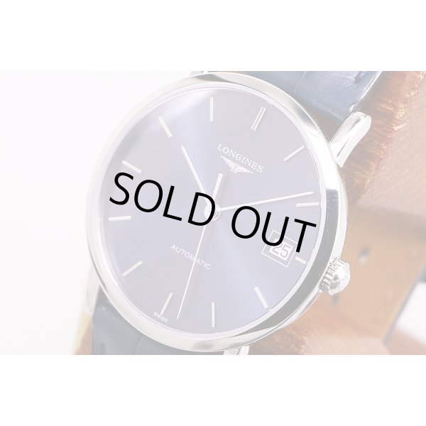 ロンジン　エレガンス　Ｌ４．８０９　紺文字盤　サイド拡大