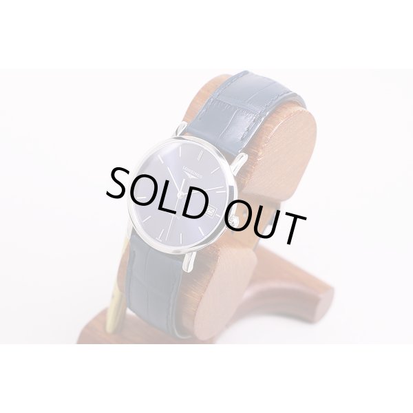 ロンジン　エレガンス　Ｌ４．８０９　紺文字盤　サイド