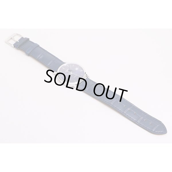 ロンジン　エレガンス　Ｌ４．８０９　紺文字盤　革ベルト状態表面