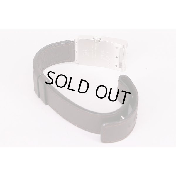 ダンヒル　ウェイファー　８０３５　茶文字盤　革ベルト