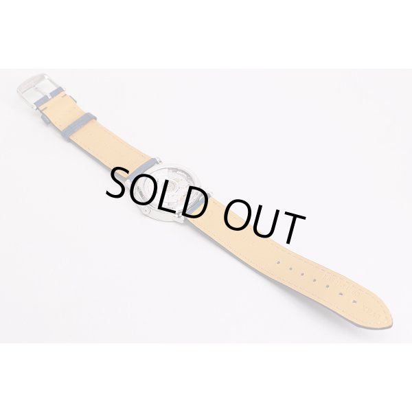 ロンジン　エレガンス　Ｌ４．８０９　紺文字盤　革ベルト状態裏面