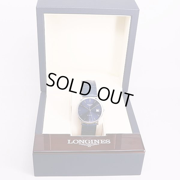 ロンジン　エレガンス　Ｌ４．８０９　紺文字盤　箱