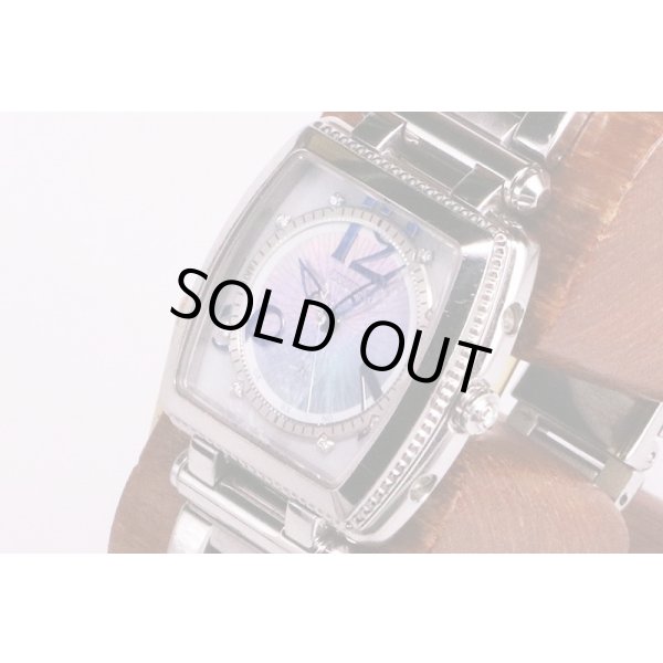 シチズン　クロスシー　ＸＣＢ３８－９００４　銀、青シェル文字盤　２００８年限定　サイド拡大