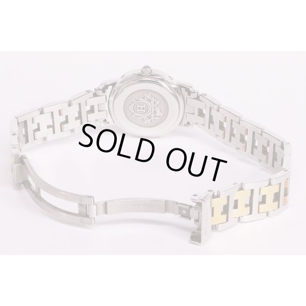 エルメス　クリッパーコンビ　ＣＬ４．２２０　白文字盤　ブレス