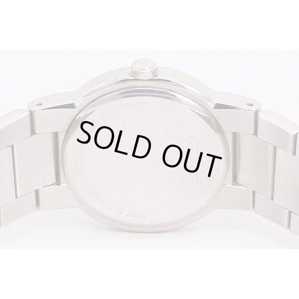 コーチ　０１９１Ｍ　銀文字盤　裏面拡大