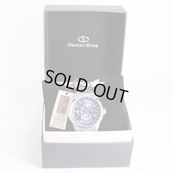 オリエント　オリエントスター　ワールドタイム　ＷＺ００２１ＪＣ　紺文字盤　箱