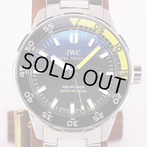 画像: ＩＷＣ　アクアタイマー２０００　ＩＷ３５６８０１　黒文字盤