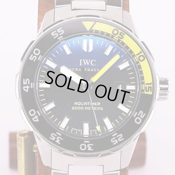 ＩＷＣ　アクアタイマー２０００　ＩＷ３５６８０１　黒文字盤