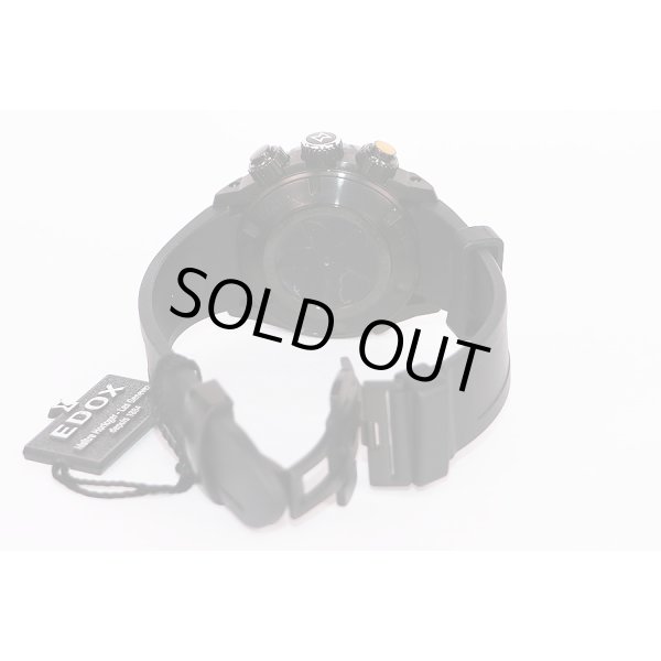 エドックス　クラス１　クロノオフショア　４６７４３７　カーボン文字盤　限定　ラバーベルト