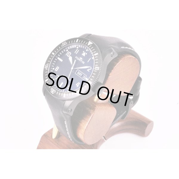 フォルティス　Ｂ－４２　６４７．１８．１０　エアロマスター　ミッションタイマー　黒文字盤　サイド