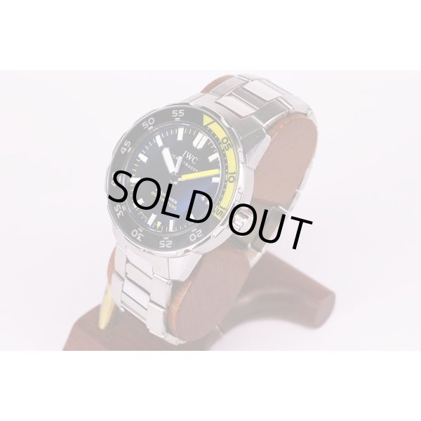 ＩＷＣ　アクアタイマー２０００　ＩＷ３５６８０１　黒文字盤　サイド