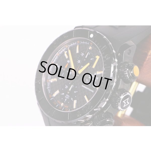 エドックス　クラス１　クロノオフショア　４６７４３７　カーボン文字盤　限定　サイド拡大