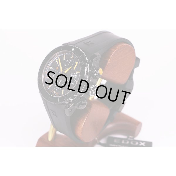 エドックス　クラス１　クロノオフショア　４６７４３７　カーボン文字盤　限定　サイド