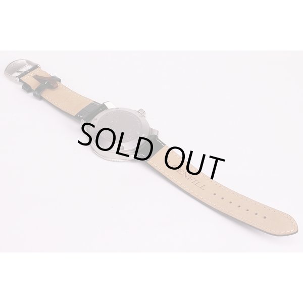 ジン　ＥＺＭ３　６０３　黒文字盤　革ベルト状態　裏面